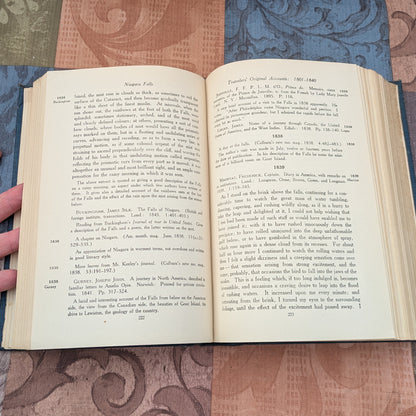 1921 Anthology and Bibliography of Niagara Falls, 2 Volume Set by Charles Mason Dow