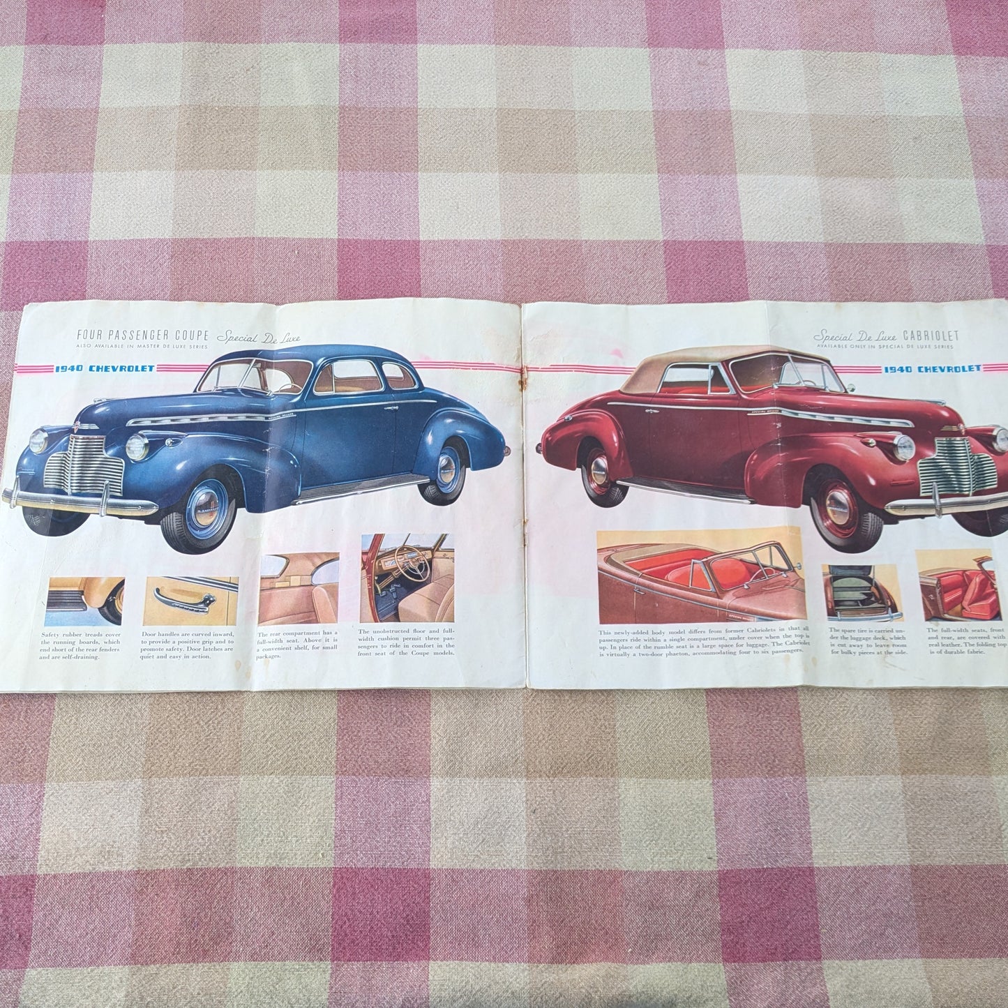 1940s Chevrolet Passenger Car Manuals, 1947 Service Information for Trucks and 1940s Car Preview Advertising.