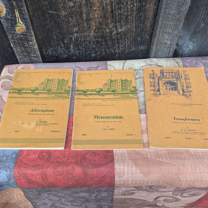 1940s International Textbook Company Home Study Booklets on Electricity, Radio, Mechanics and More