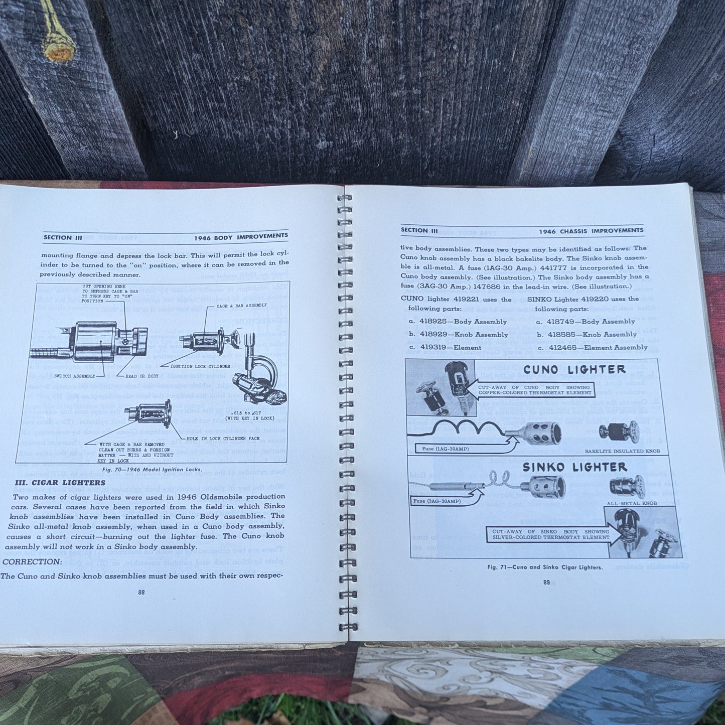 1947 Oldsmobile Service Product Training Manual