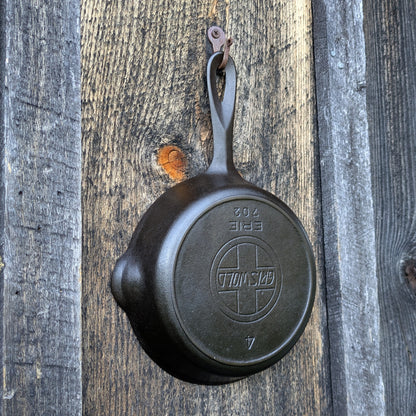 Griswold #4 Cast Iron Skillet with Slant Erie Logo 702