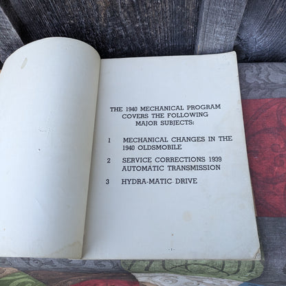 1940 Oldsmobile Manual, Hydra-Matic Drive Service Instructions