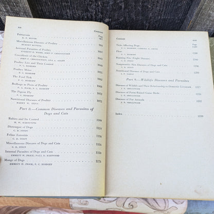 Vintage USDA Yearbook of Agriculture 1942 Keeping Livestock Healthy