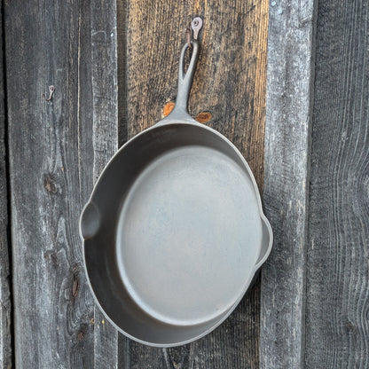 Griswold #9 Cast Iron Skillet with Heat Ring and Slant Erie Logo 710