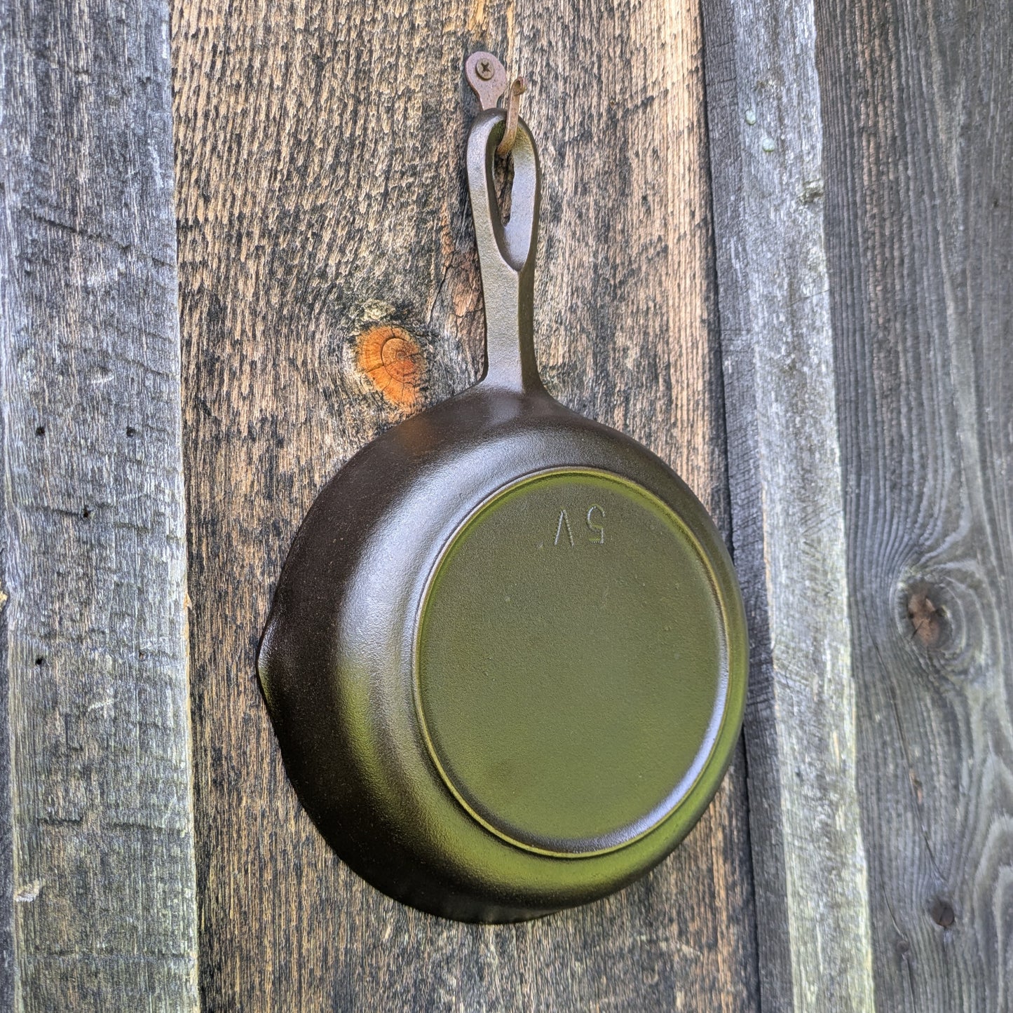 Vintage BSR Red Mountain #5 Cast Iron Skillet