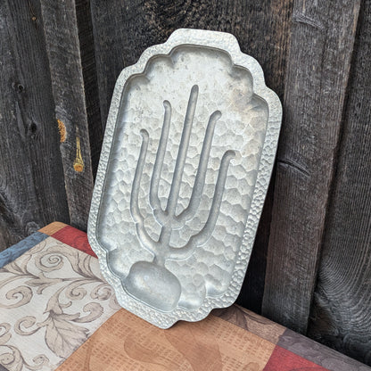 Vintage Wagner Ware Sizzling Steak Cast Aluminum Platter 3340 M