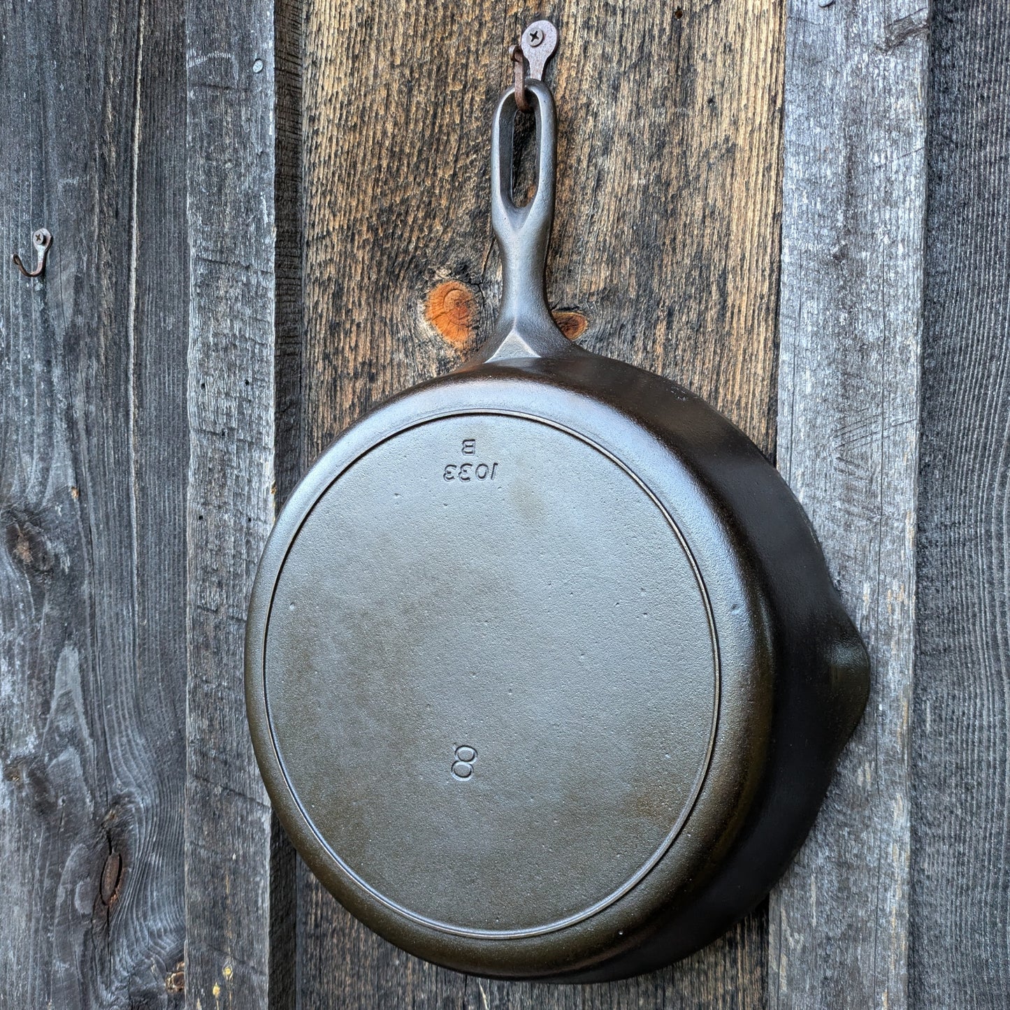 Set of Iron Mountain by Griswold Cast Iron Skillets- #3, #5, & #8