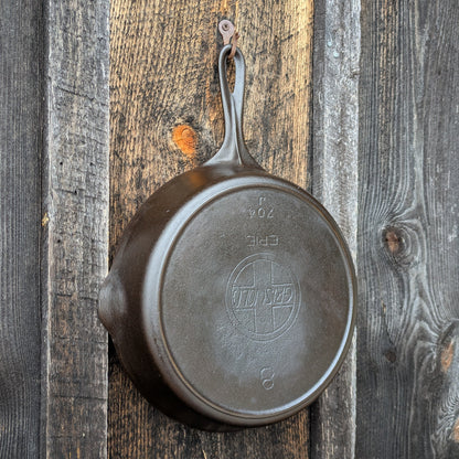 Antique Griswold #8 Slant Erie Cast Iron Skillet 704 J
