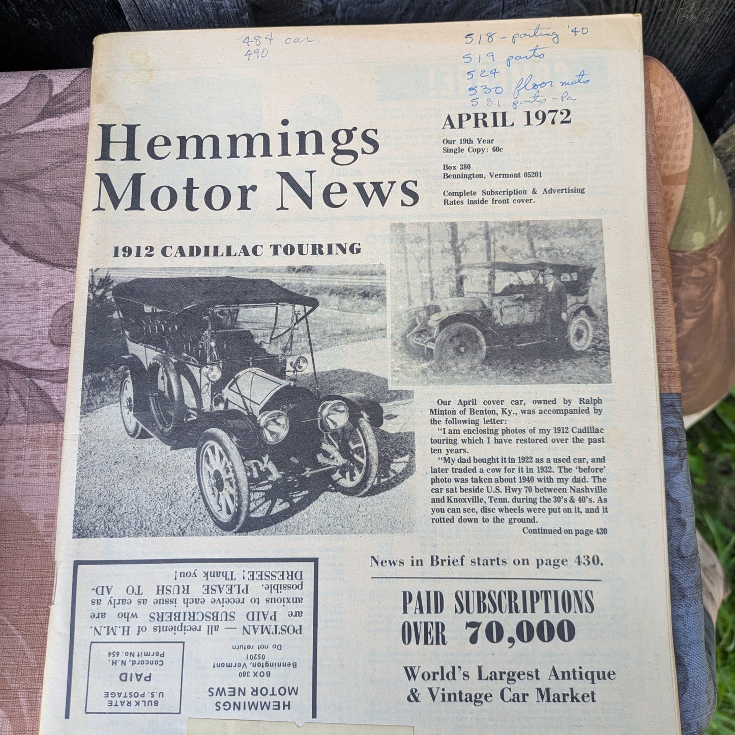 Hemmings Motor News- 1970's by the Year