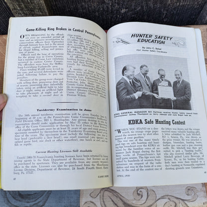 Set of 9 Vintage 1970 Game News Magazines