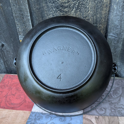 Wagner Ware Scotch Bowl #4 with Arc Logo