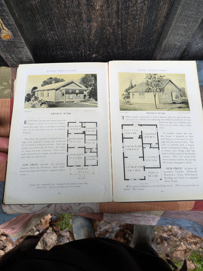 Modern American Homes, 1918 Home Building Catalog First Edition with Ephemera