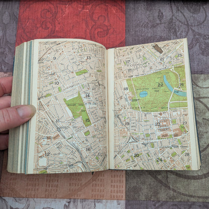 Muirhead's London and its Environs, Vintage 1927 Third Edition Travel Guide with Maps