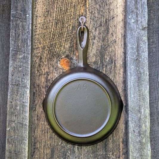 Vintage BSR Red Mountain #5 Cast Iron Skillet