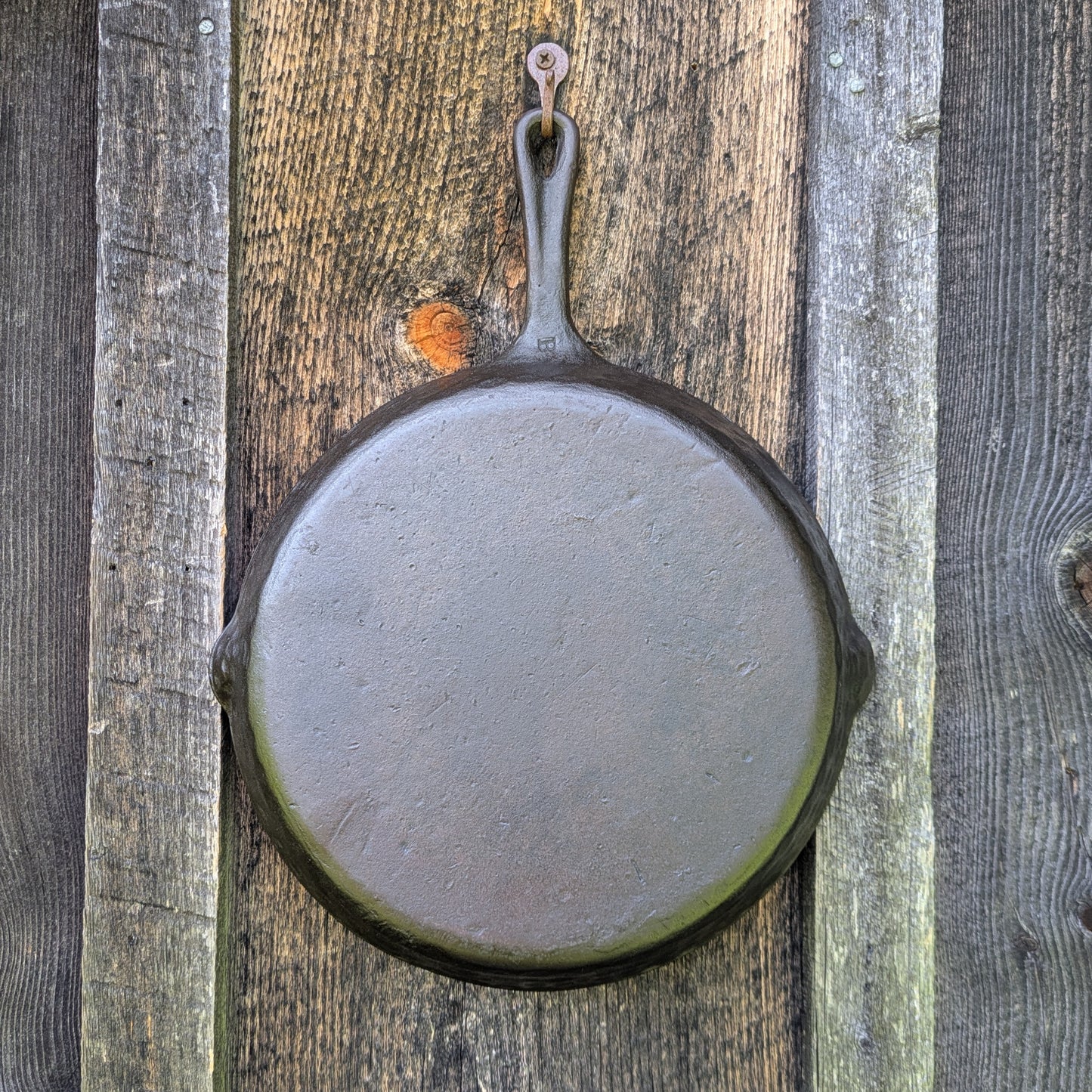 Ugly Hammered #8 Cast Iron Skillet