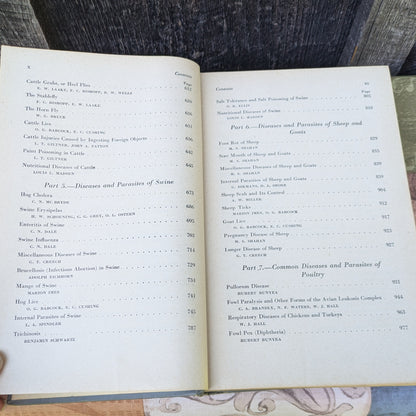 Vintage USDA Yearbook of Agriculture 1942 Keeping Livestock Healthy
