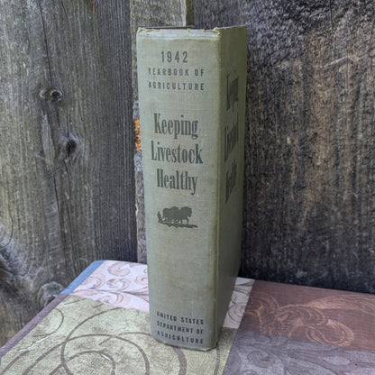 Vintage USDA Yearbook of Agriculture 1942 Keeping Livestock Healthy