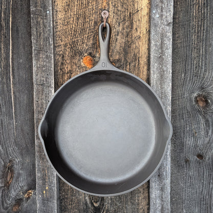 Set of 4 Vintage Wagner Ware Cast Iron Skillets, Sizes #3, 6, 8, & 10