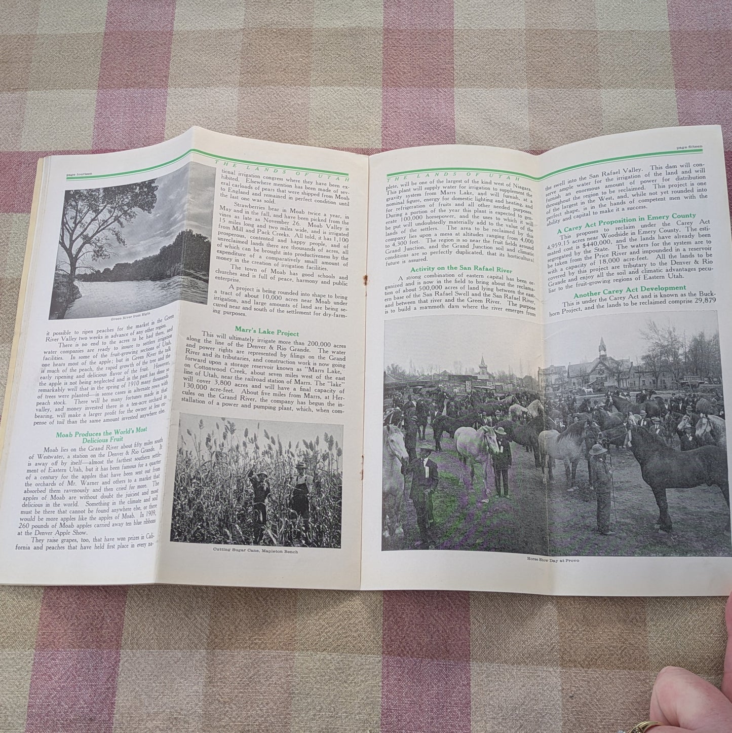 1910s Denver and Rio Grande Railroad Time Tables. December 1910 & Lands of Utah