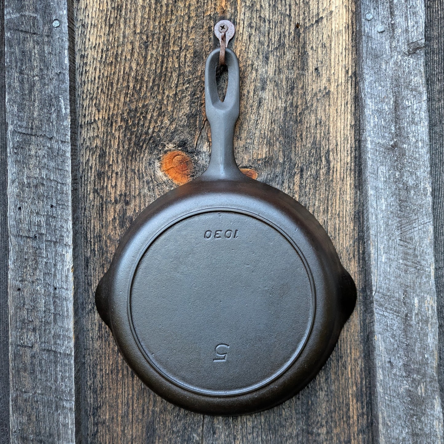 Set of Iron Mountain by Griswold Cast Iron Skillets- #3, #5, & #8