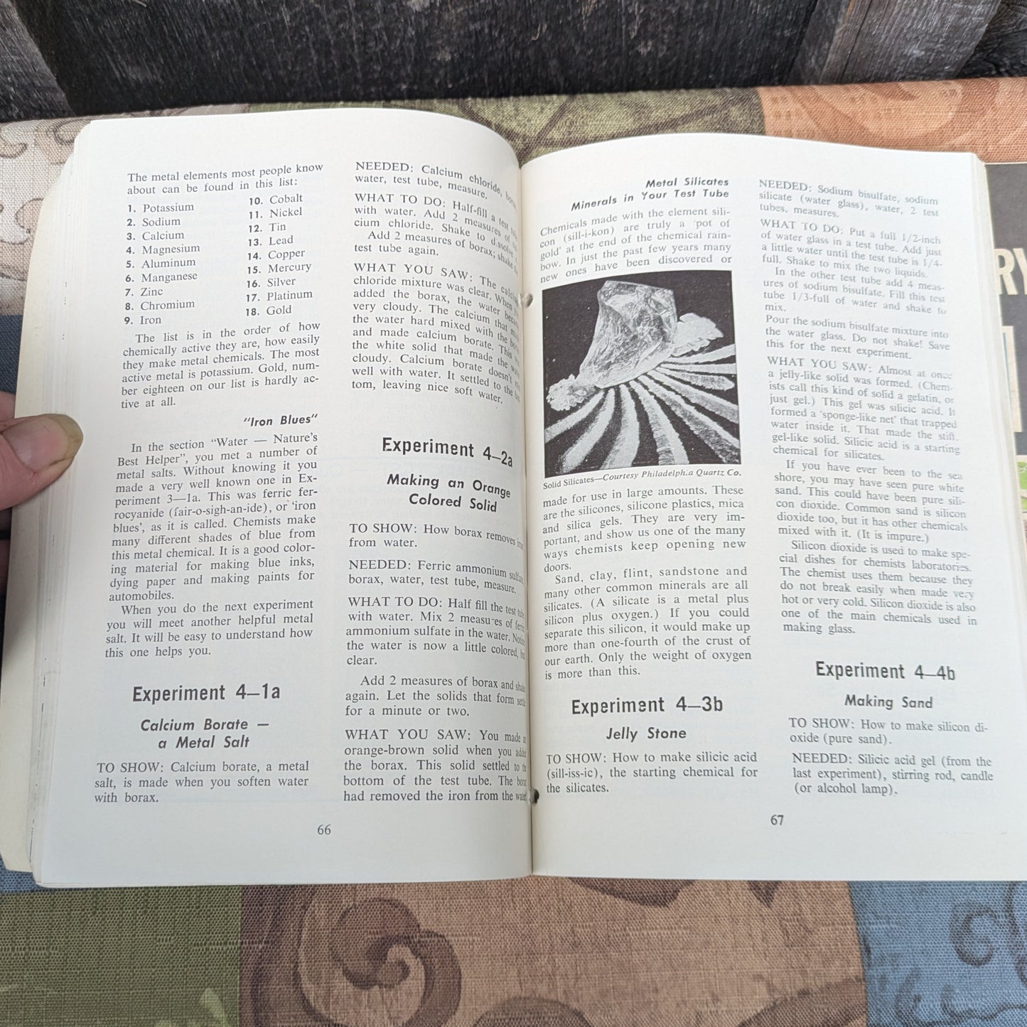 Vintage 1961 Gilbert Fun with Chemistry Books 1 & 2