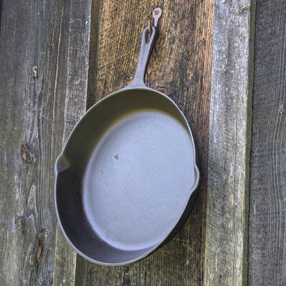 Ugly Hammered #8 Cast Iron Skillet