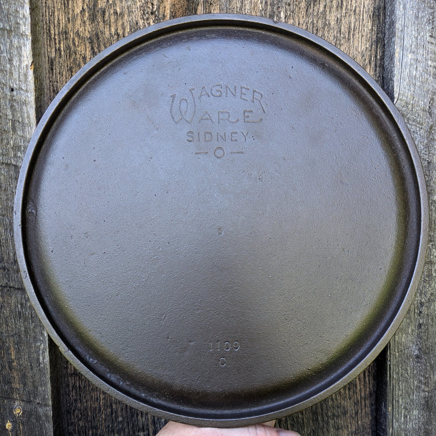 Wagner Ware Cast Iron Skillet Griddle #9 1109