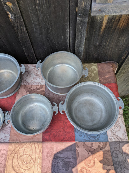 8 Piece Set Guardian Service Cast Aluminum Cookware