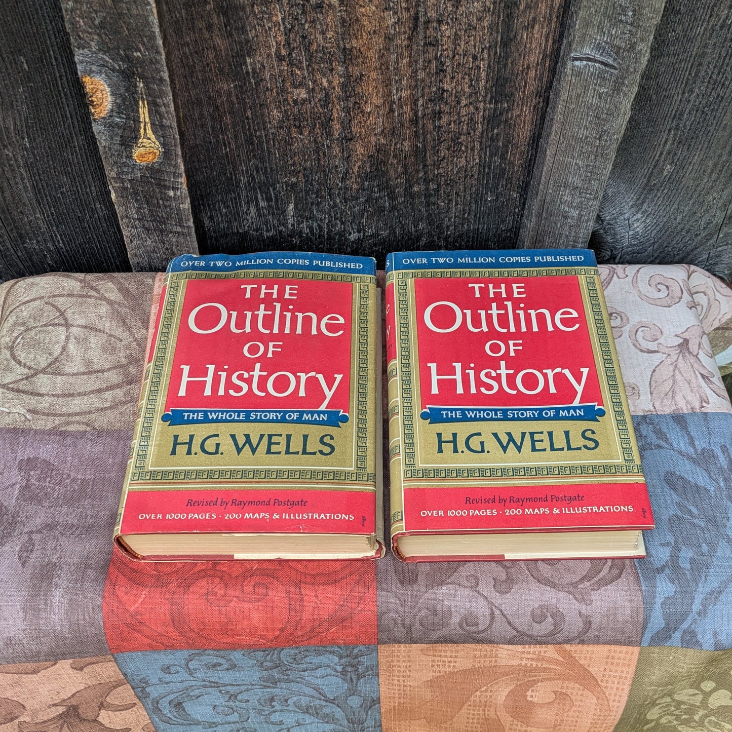The Outline of History: The Whole Story of Man by H. G. Wells, 2 Volume Set