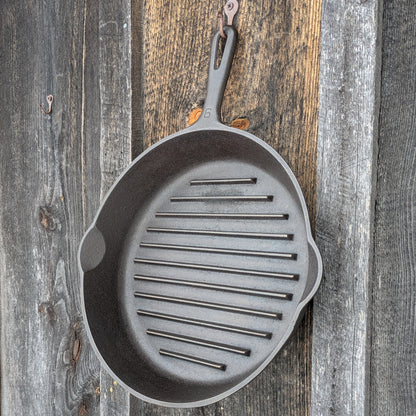 Wagner Ware #9 Cast Iron Grill Pan Skillet