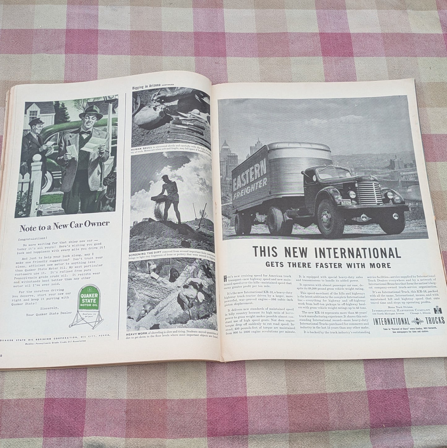 7 Vintage Life Magazines, April - September 1946