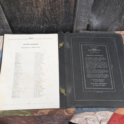 Vintage Mack Diesel Truck Engine END-405 Maintenance Manual