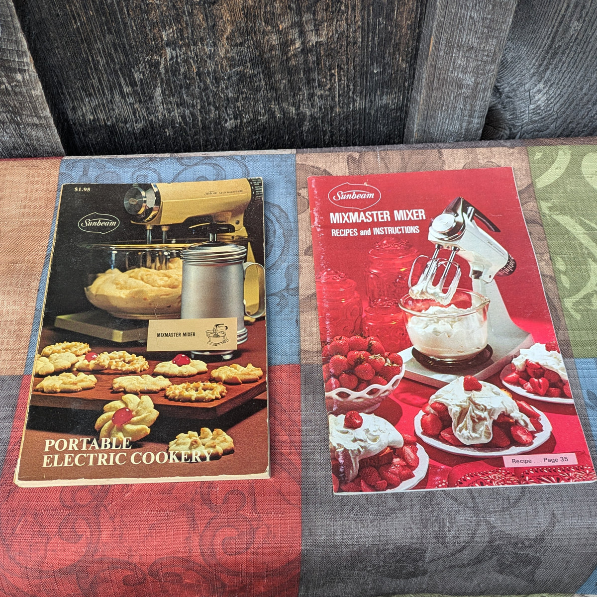 6 Vintage Kitchen Small Appliance Cookbooks