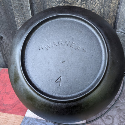 Wagner Ware Scotch Bowl #4 with Arc Logo