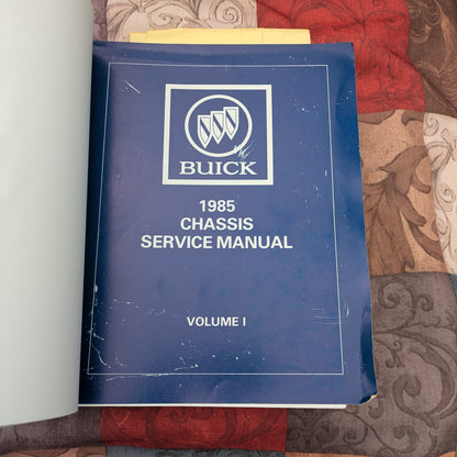 Original 1985 Buick Dealership Service Manuals Volume I & II, Body by Fisher Service Manual