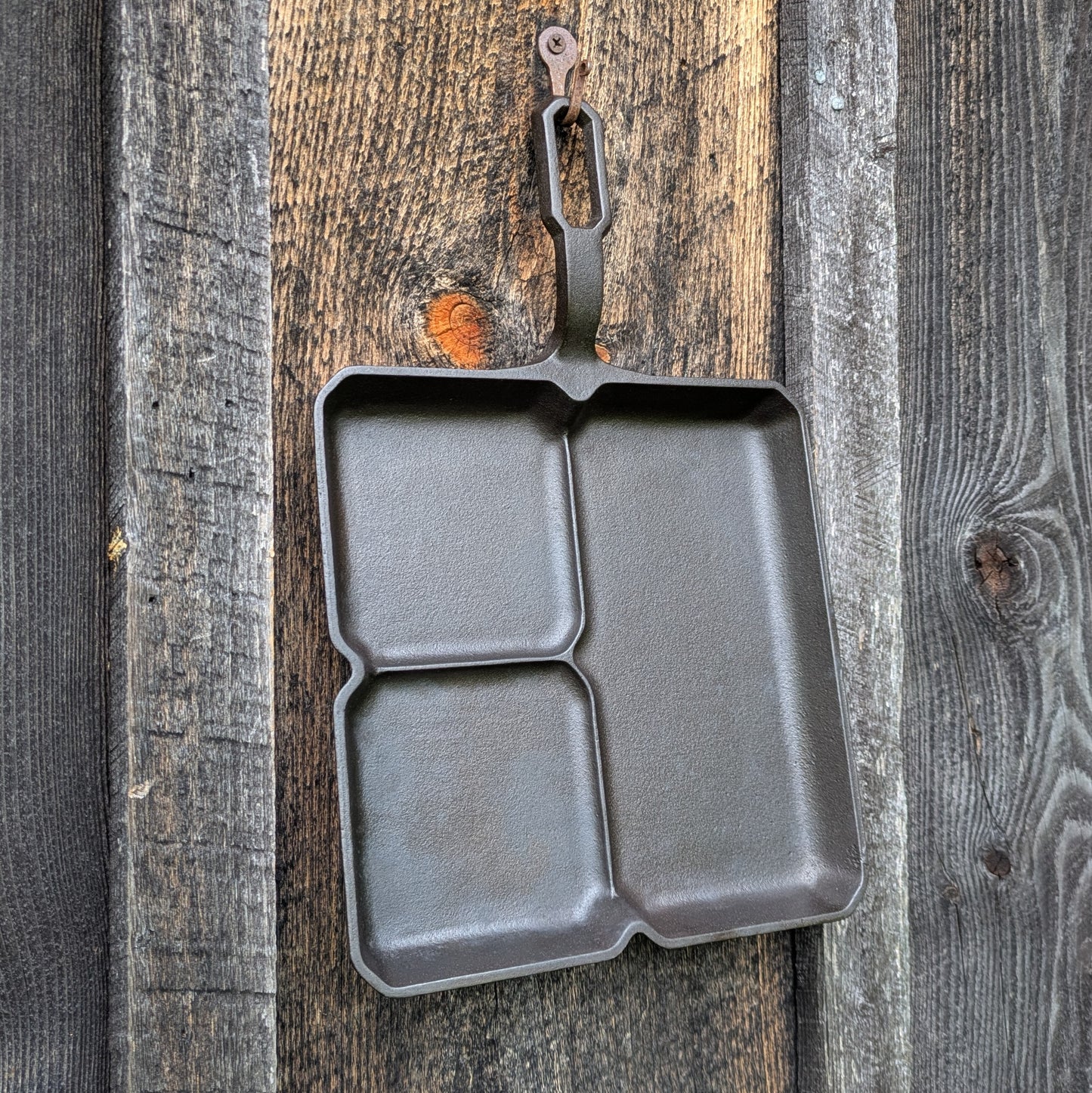 Griswold Cast Iron Square Colonial Breakfast Skillet 666