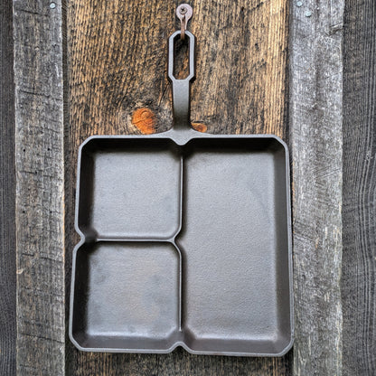 Griswold Cast Iron Square Colonial Breakfast Skillet 666