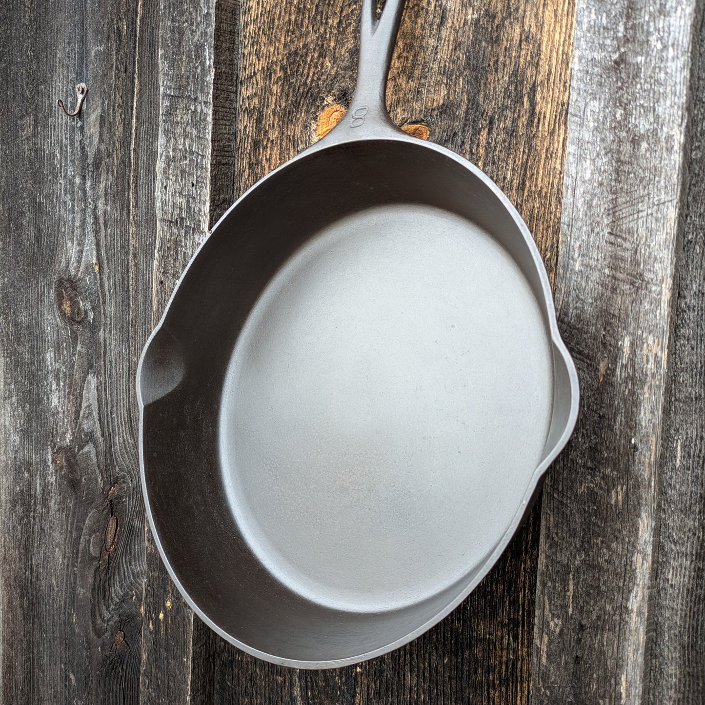 Antique Griswold #8 Slant Erie Cast Iron Skillet 704 J