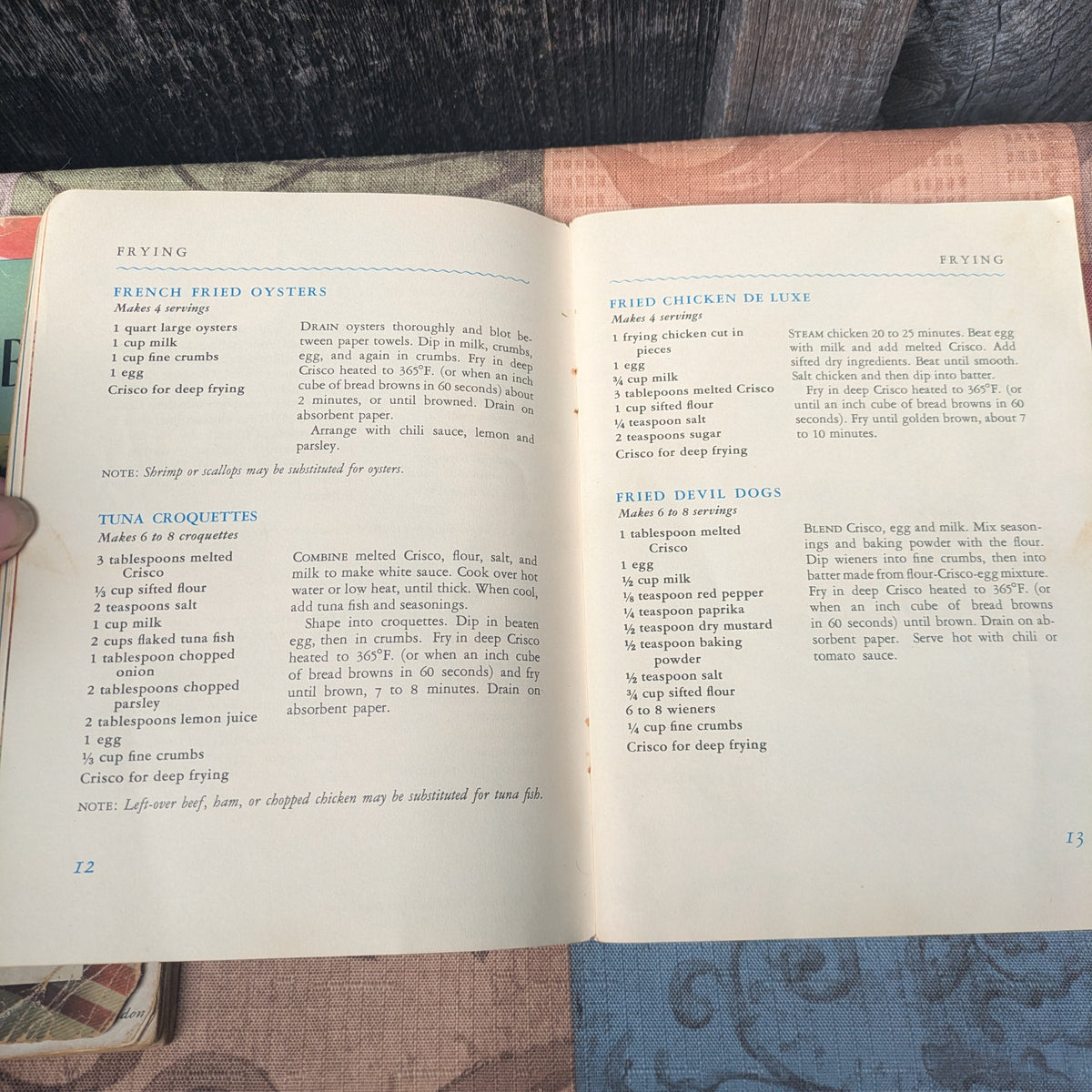 Set of 6 Vintage 1940's Advertising Cookbook Booklets