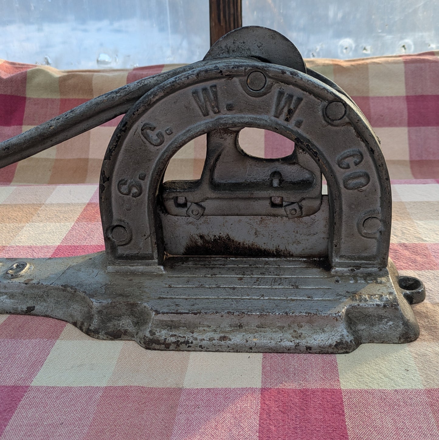 Antique S.C.W.W. Climax Tobacco Cutter 2494