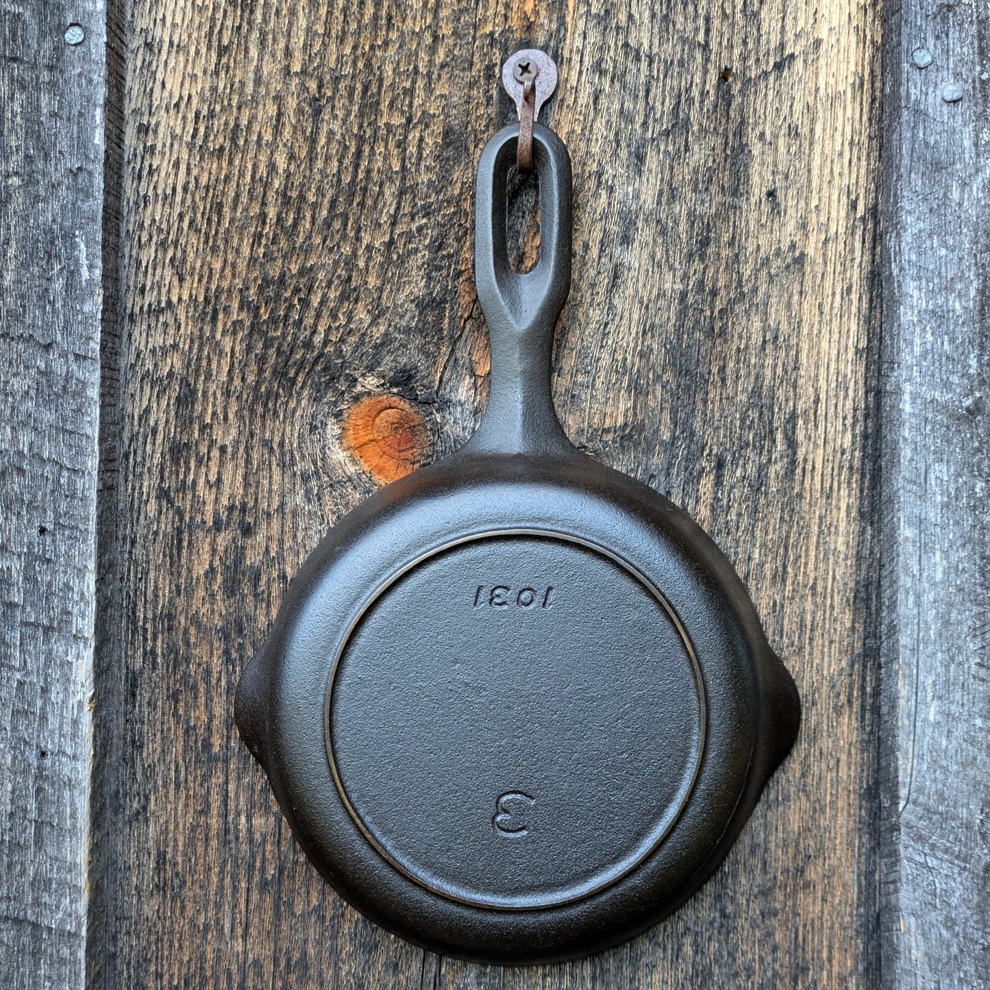 Set of Iron Mountain by Griswold Cast Iron Skillets- #3, #5, & #8