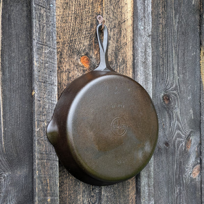 Griswold #10 Cast Iron Skillet with Small Block Logo and Early Handle 716 B