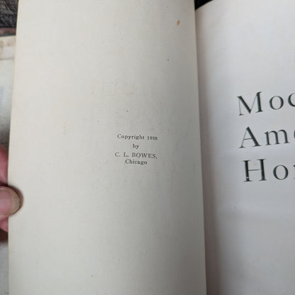 Modern American Homes, 1918 Home Building Catalog First Edition with Ephemera