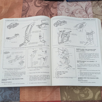 Original 1985 Buick Dealership Service Manuals Volume I & II, Body by Fisher Service Manual