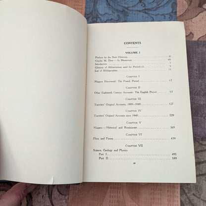 1921 Anthology and Bibliography of Niagara Falls, 2 Volume Set by Charles Mason Dow