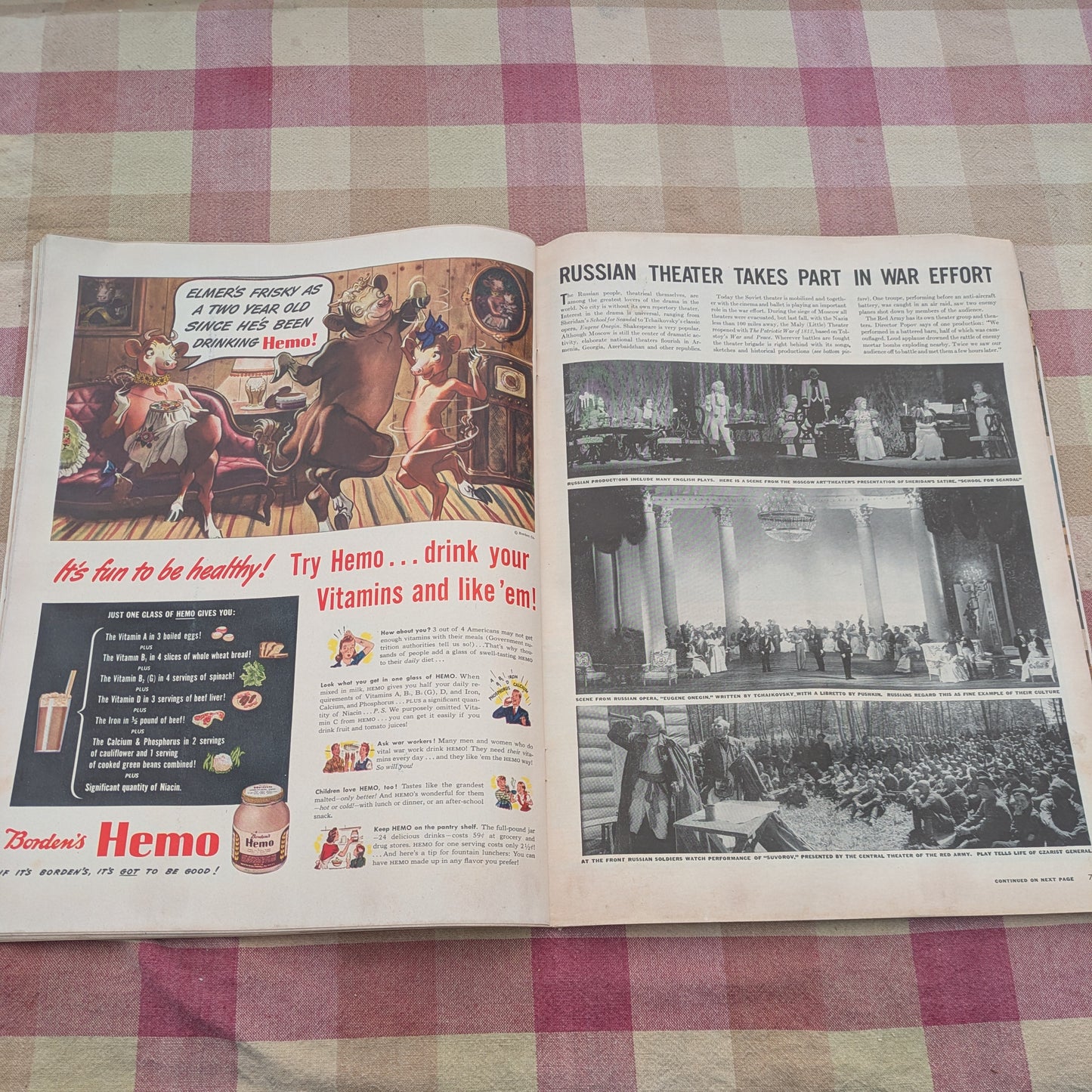 Set of 12 Vintage Life Magazines January-March 1943, WWII History