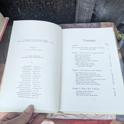 4 Vintage Books by Rodale Press- No-Work Garden, Rodale Cookbook, Better Soil and Encyclopedia for Healthful Living