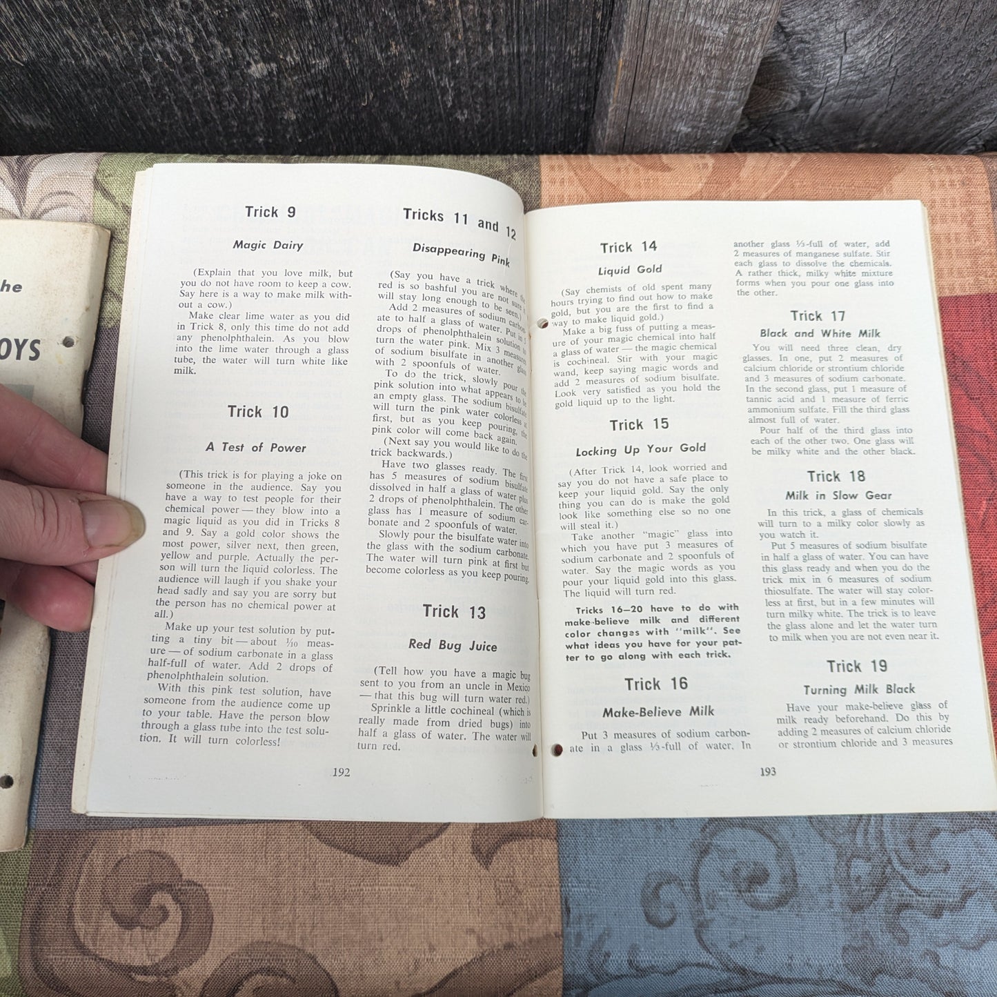 Vintage 1961 Gilbert Fun with Chemistry Books 1 & 2