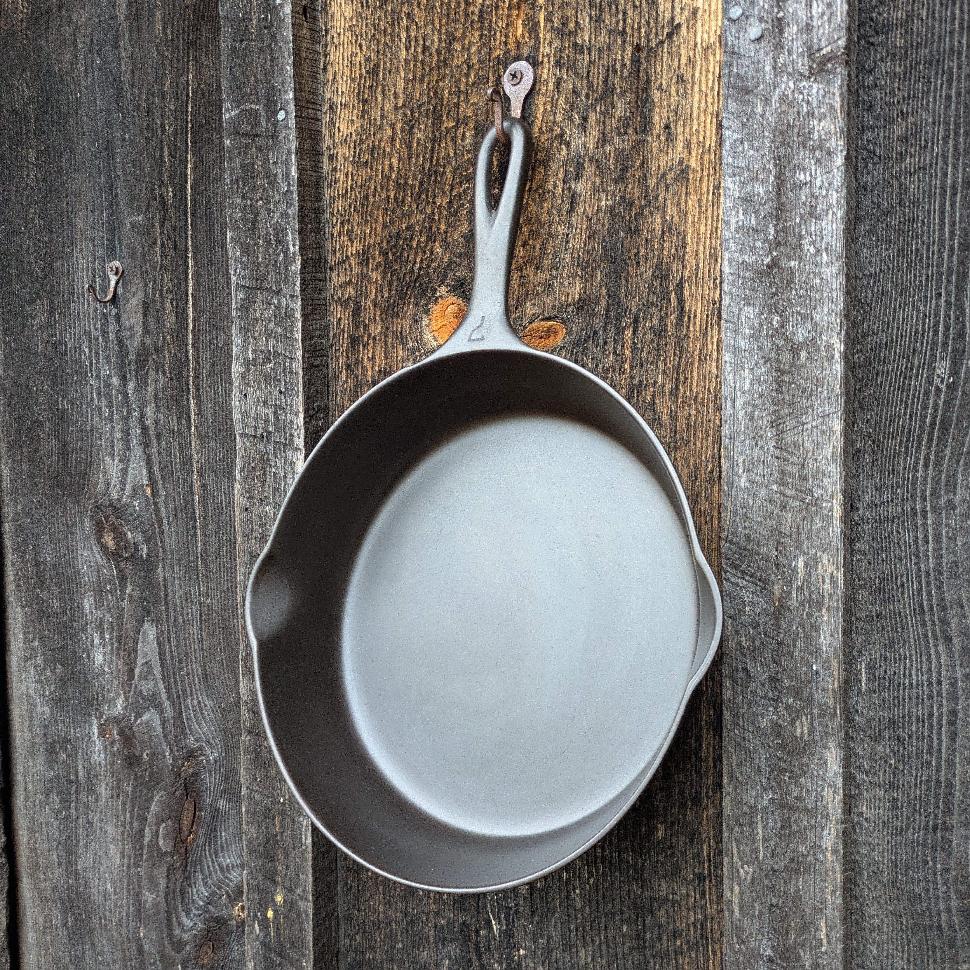 Vintage Griswold #7 Skillet with Large Block Logo and Heat Ring