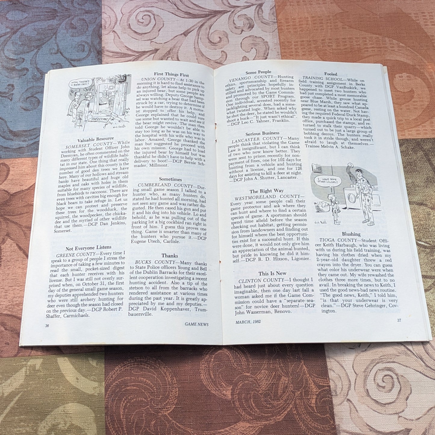 Vintage 1982 Game News Magazines, Full Year Set of 12